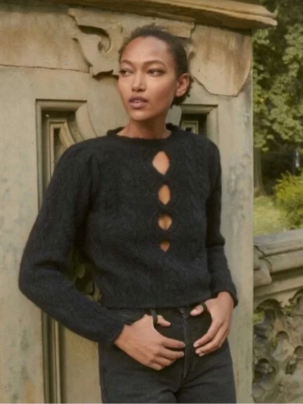 Doen Francine black sweater